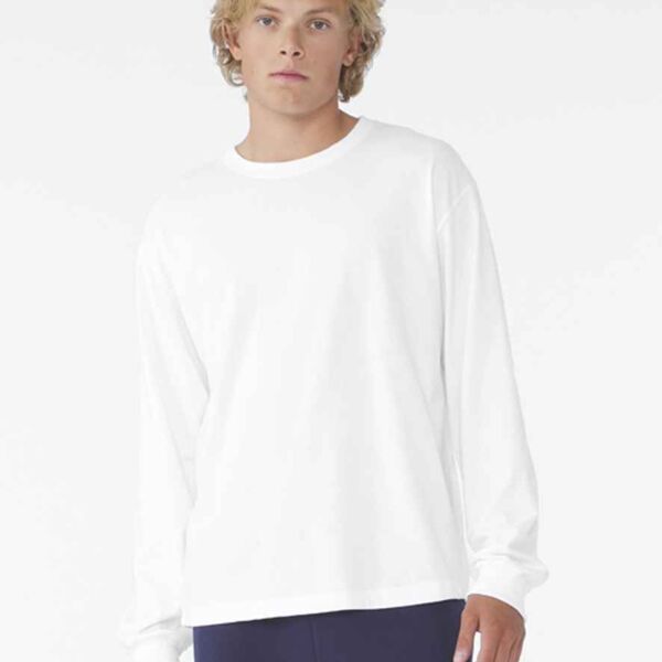 Canvas Unisex Heavyweight Long Sleeve Boxy T-Shirt Thumbnail