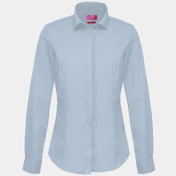 Women’s long sleeve ‘cotton-feel’ Coolplus® shirt Thumbnail