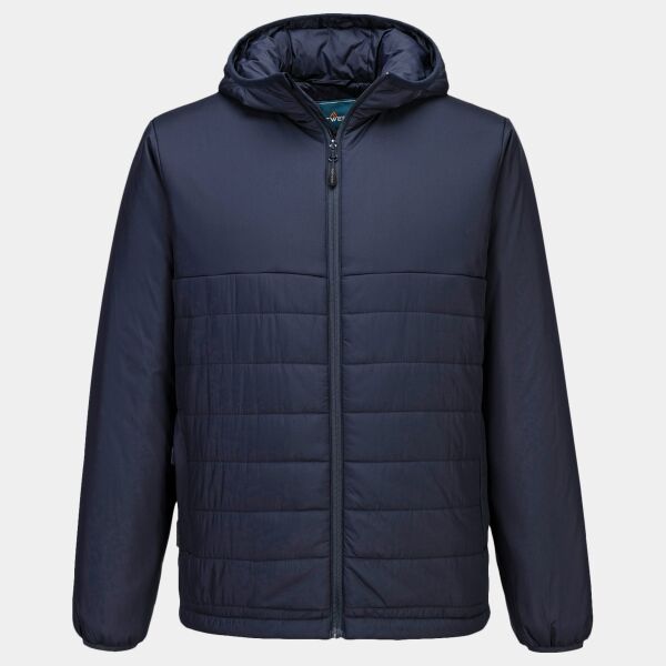 Professional hooded insulated baffle jacket (S608) Thumbnail