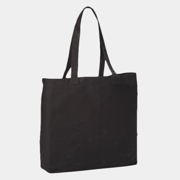 Organic canvas ‘flat base’ landscape shopper Thumbnail