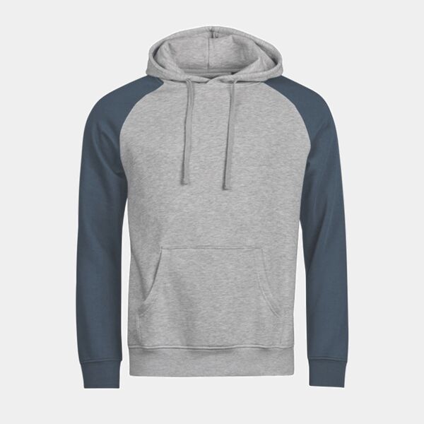 UNLABELED two-tone hooded sweatshirt (5156) Thumbnail
