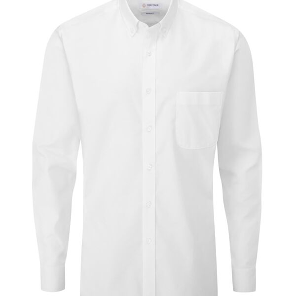 Disley Bray Slim Fit Oxford Shirt - Long Sleeve Thumbnail