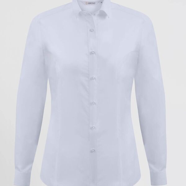 Disley Megan Oxford Blouse - Long Sleeve Thumbnail