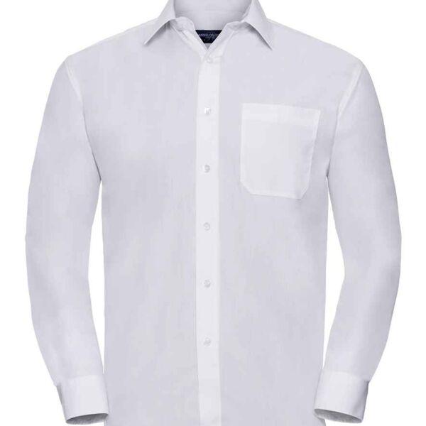 Russell Collection Long Sleeve Easy Care Poplin Shirt Thumbnail