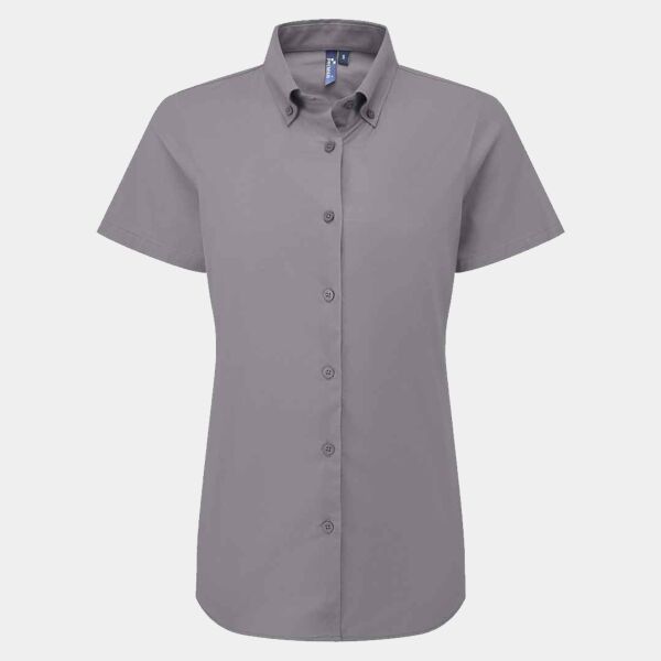 Premier Ladies Supreme Short Sleeve Oxford Shirt Thumbnail