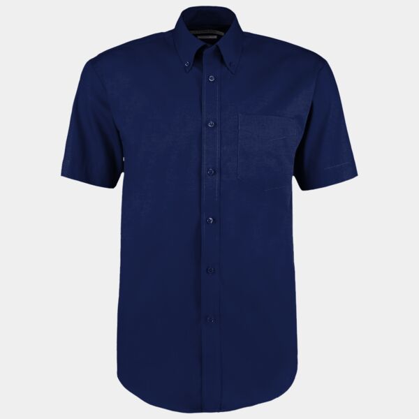 Kustom Kit Premium Short Sleeve Classic Fit Oxford Shirt Thumbnail