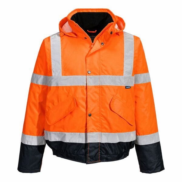 Portwest Hi-Vis Contrast Winter Bomber Jacket Thumbnail
