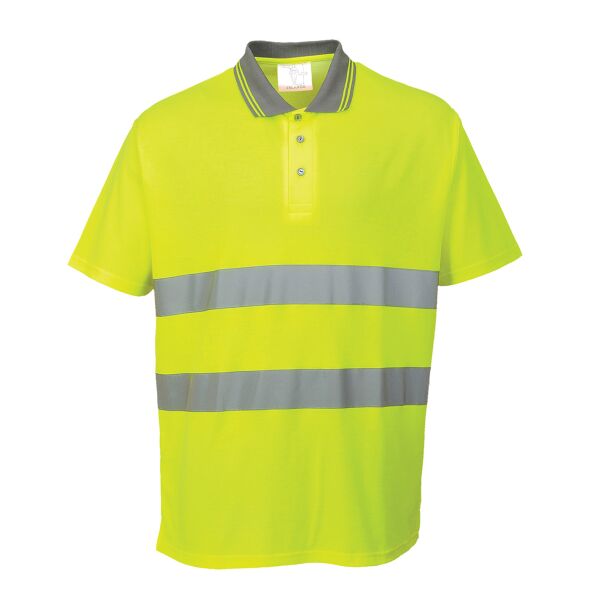 Portwest Hi-Vis Cotton Comfort Polo Shirt S/S Thumbnail