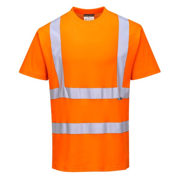 Portwest Hi-Vis Cotton Comfort T-Shirt Short Sleeve Thumbnail