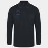 Henbury Unisex Long Sleeve Coolplus® Piqué Polo Shirt Thumbnail