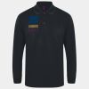 Henbury Unisex Long Sleeve Coolplus® Piqué Polo Shirt Thumbnail