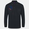 Henbury Unisex Long Sleeve Coolplus® Piqué Polo Shirt Thumbnail