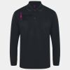 Henbury Unisex Long Sleeve Coolplus® Piqué Polo Shirt Thumbnail