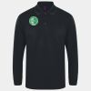 Henbury Unisex Long Sleeve Coolplus® Piqué Polo Shirt Thumbnail