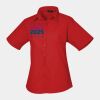 Premier Ladies Short Sleeve Poplin Blouse Thumbnail