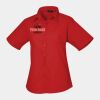 Premier Ladies Short Sleeve Poplin Blouse Thumbnail