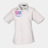 Premier Ladies Short Sleeve Poplin Blouse Thumbnail