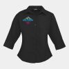 Premier Ladies 3/4 Sleeve Poplin Blouse Thumbnail